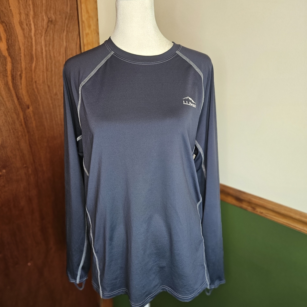 L.L. Bean Men's Long Sleeve Tee - Charcoal